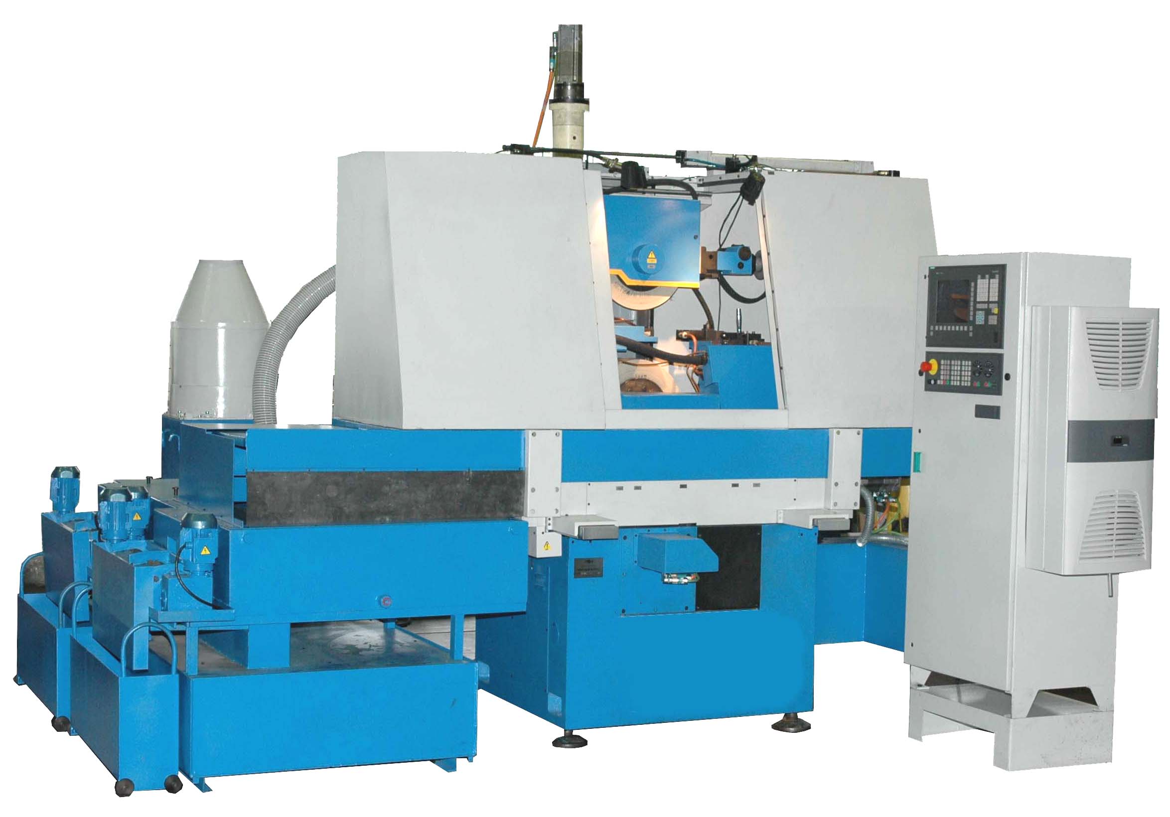 SEMIAUTOMATIC SPECIAL DOUBLE SPINDLE GROOVE GRINDING MACHINE WITH CNC OSH-627F3