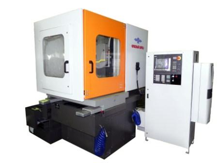 SURFACE GRINDING MACHINE WITH ROUND TABLE AND HORIZONTAL SPINDLE
